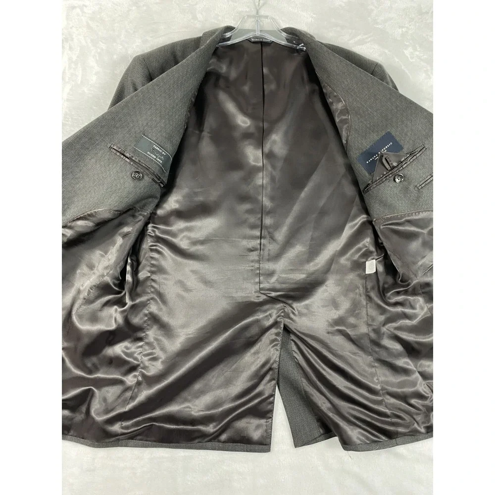 Banana Republic Men's Blazer Sportcoat Sz 42S Brown 100% Wool Tailored Fit